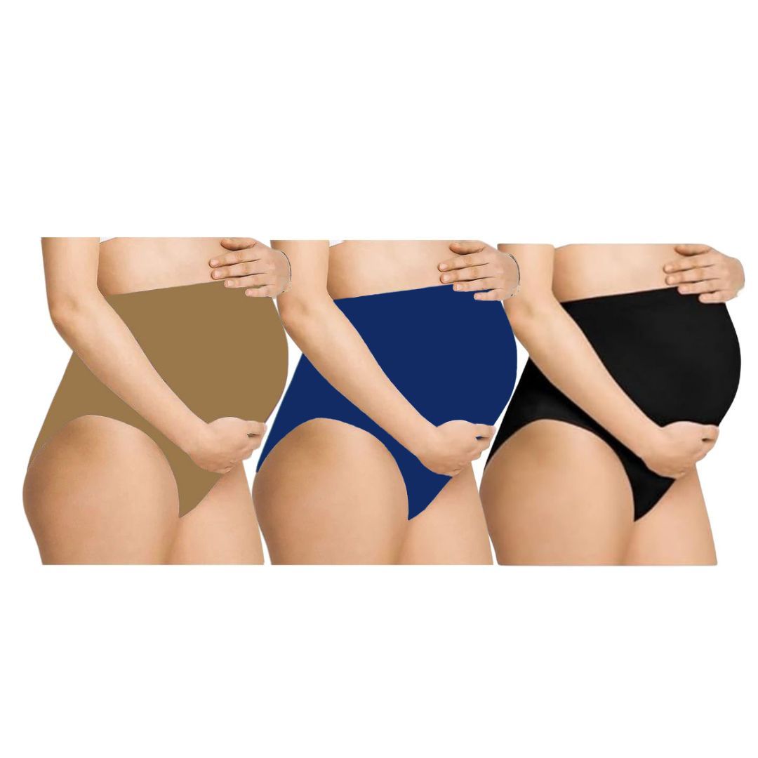 BlackBlueSandal - Maternity Hygiene Panties, Over-The-Belly Pantie for Women's Post and Pre Pregnancy.