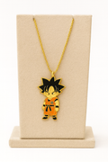 Orange Dragon Ball - Anti Tarnish Gold Anime Neck Chain Pendant for Men, Women, Kids