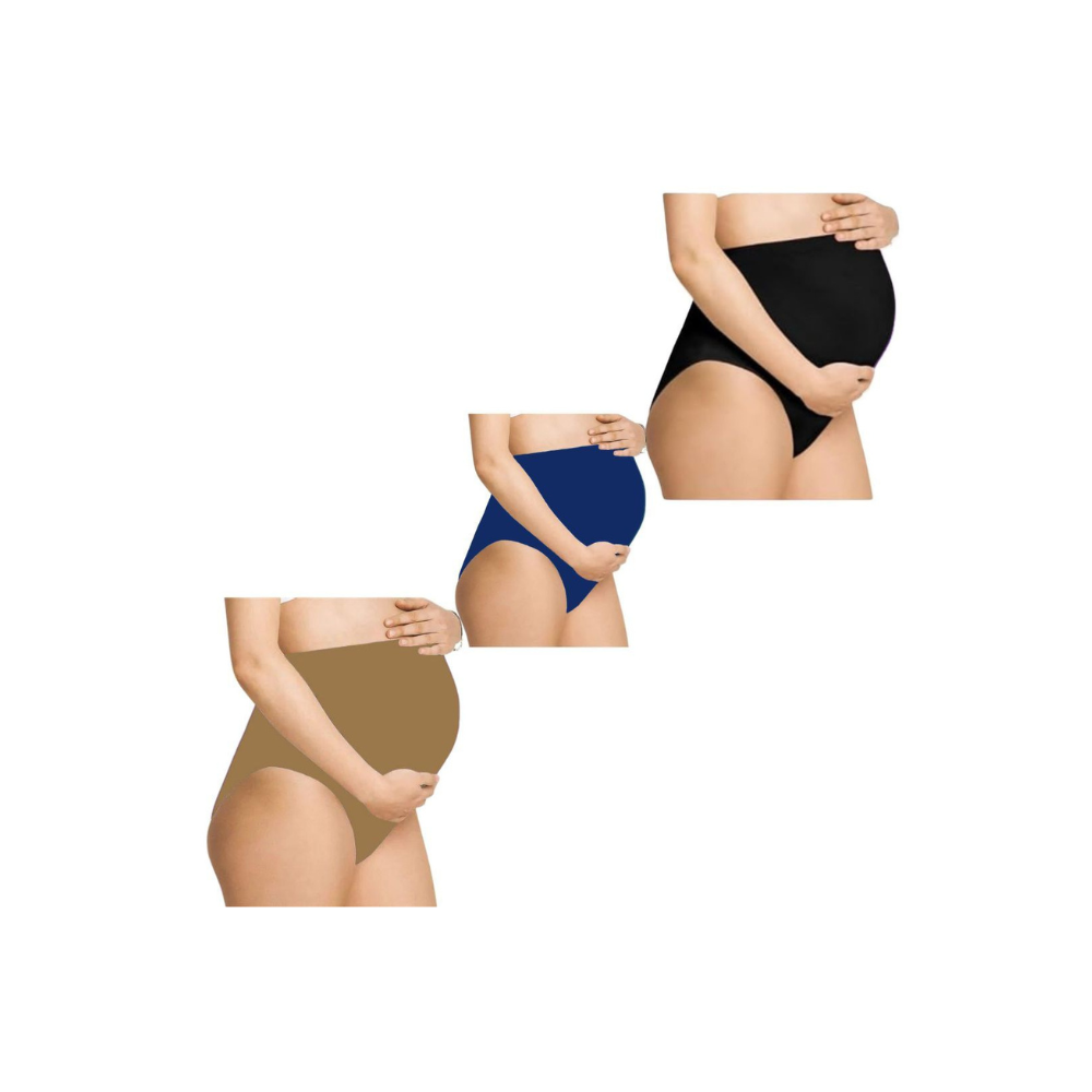 BlackBlueSandal - Maternity Hygiene Panties, Over-The-Belly Pantie for Women's Post and Pre Pregnancy.