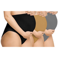 BlackSandalGreyPanty -  Maternity Hygiene Panties, Over-The-Belly Pantie for Women's Post and Pre Pregnancy.
